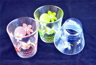 百货印花玻璃杯 日常生活中的精致点缀
